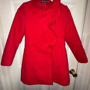 Rothschild Vibrant Red Trench Coat